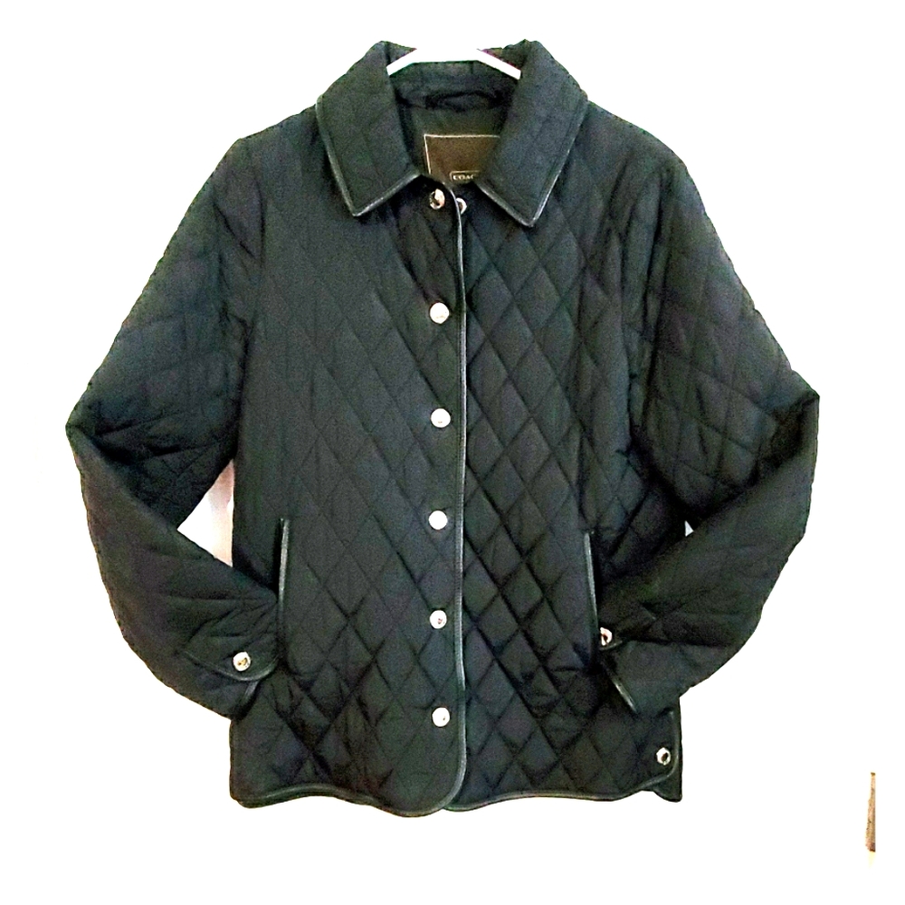 Coach Jacket Black Size M Women's - Picture 3 of 7
